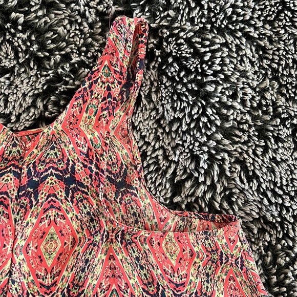 Patterned Pink and Purple Blouse - Picture 5 of 6